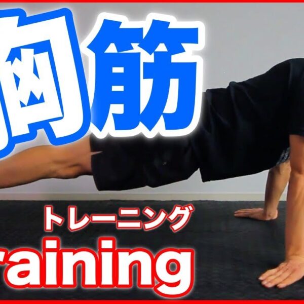 【胸筋 鍛え方】かっこいい立体的な胸筋の作り方を教えます。