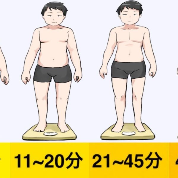 【衝撃】5分、30分、60分 歩いた時に起こる身体の変化