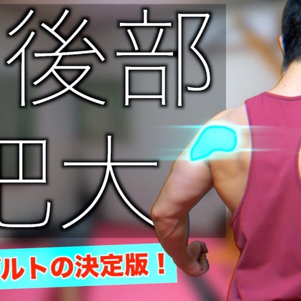 【筋トレ】リアデルトの全てをここに置いてきた動画。